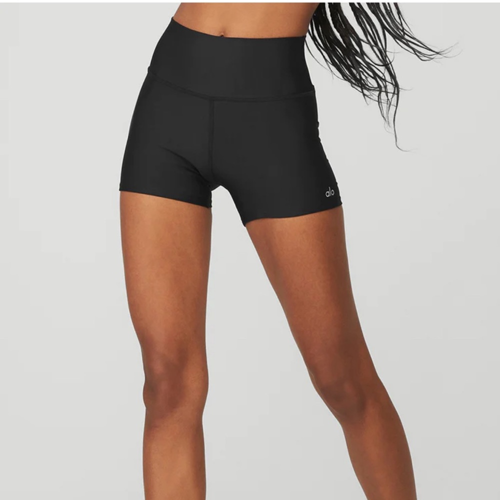 ALO Yoga 3" High-Waist Airlift Black Short